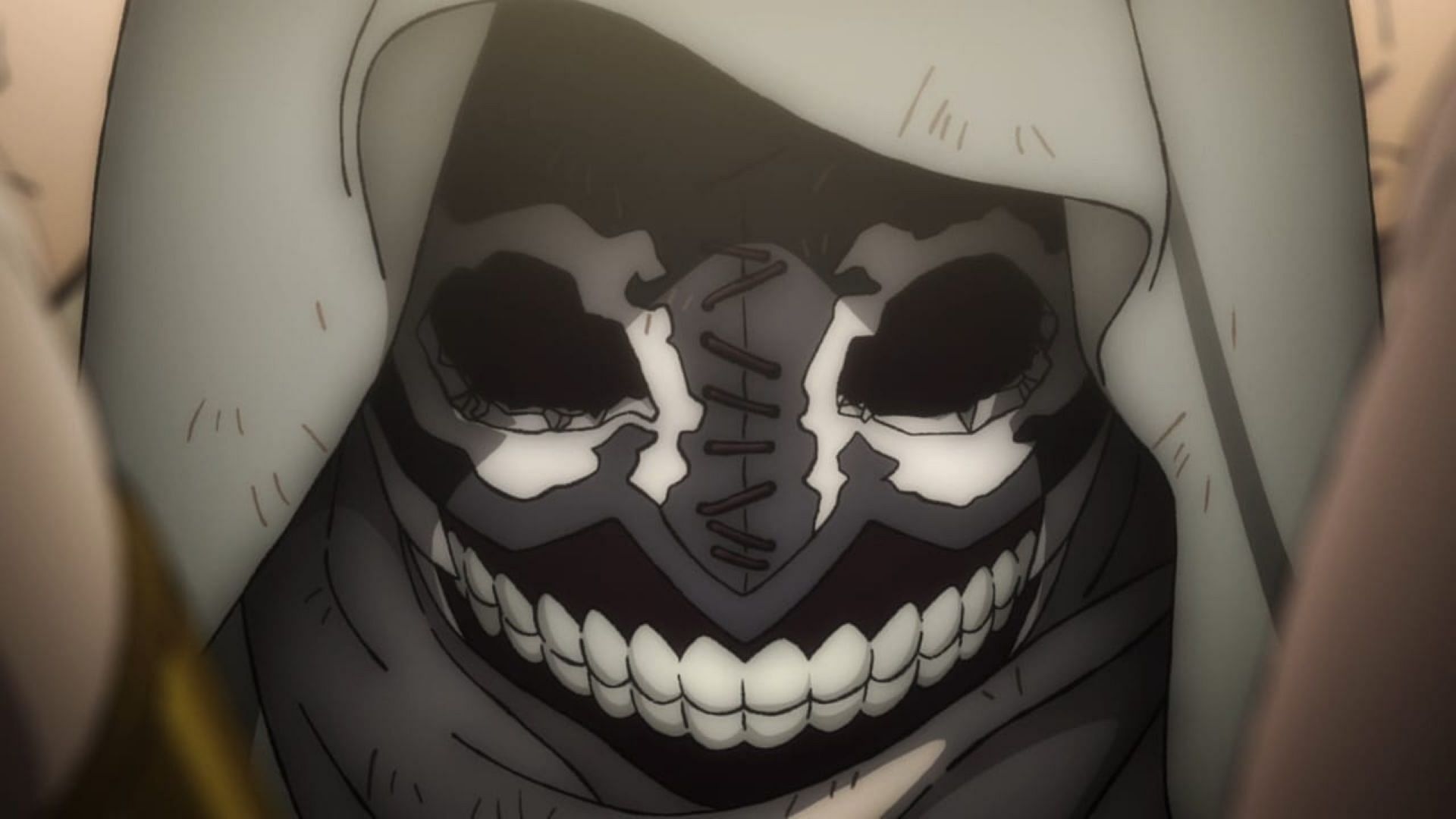 The masked man, as seen in the episode (Image via Bones Film)